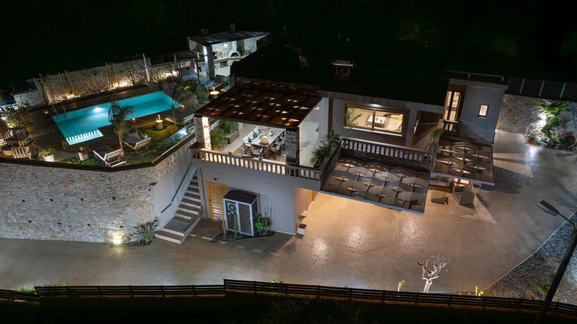 Villa Lady Dafni With Private Heated Pool 말레메 외부 사진